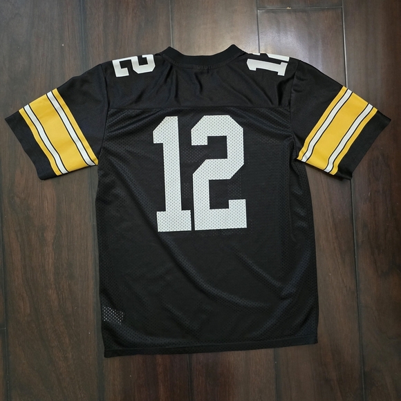Youth Boys Nike Black and Yellow Iowa Hawkeyes #12 Jersey Size Large 16/18 - Picture 6 of 9